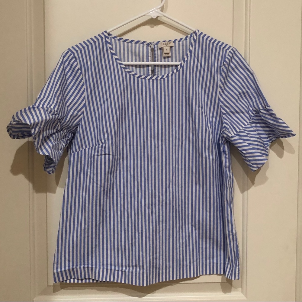 J. Crew flutter sleeve